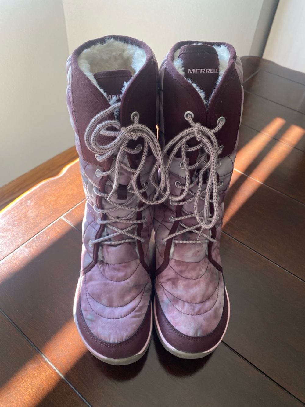Merrell Women's Plum Lace-Up Winter Boots